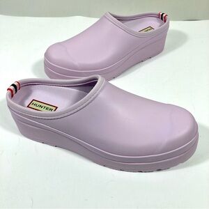 *SOLD* Hunter Original Play Clogs Tempered Mauve 9 10 NEW WFF1002RMA